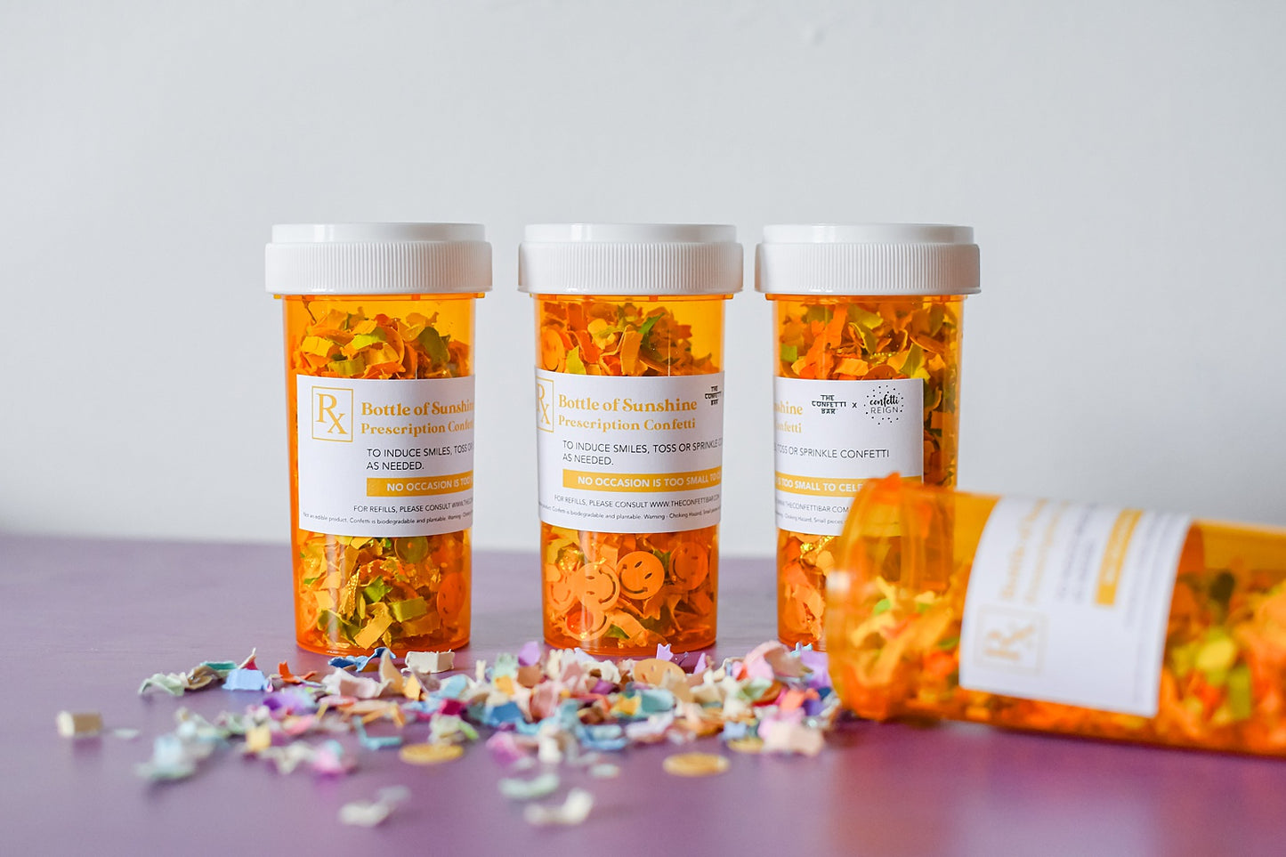 Bottle of Sunshine Prescription Confetti