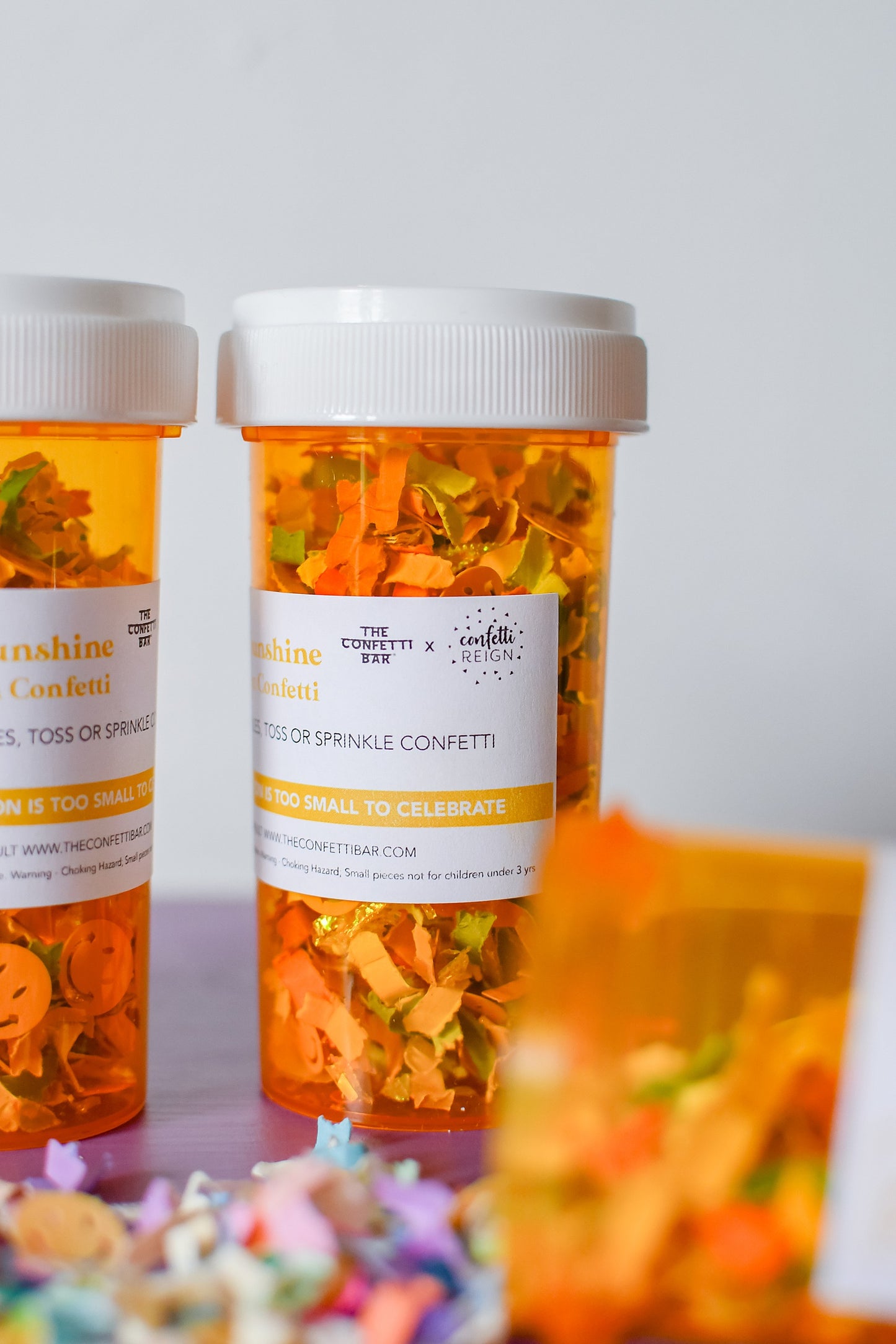 Bottle of Sunshine Prescription Confetti