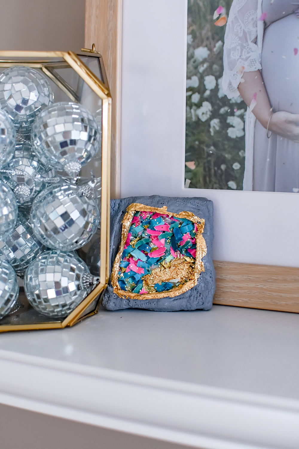Confetti Geode Art