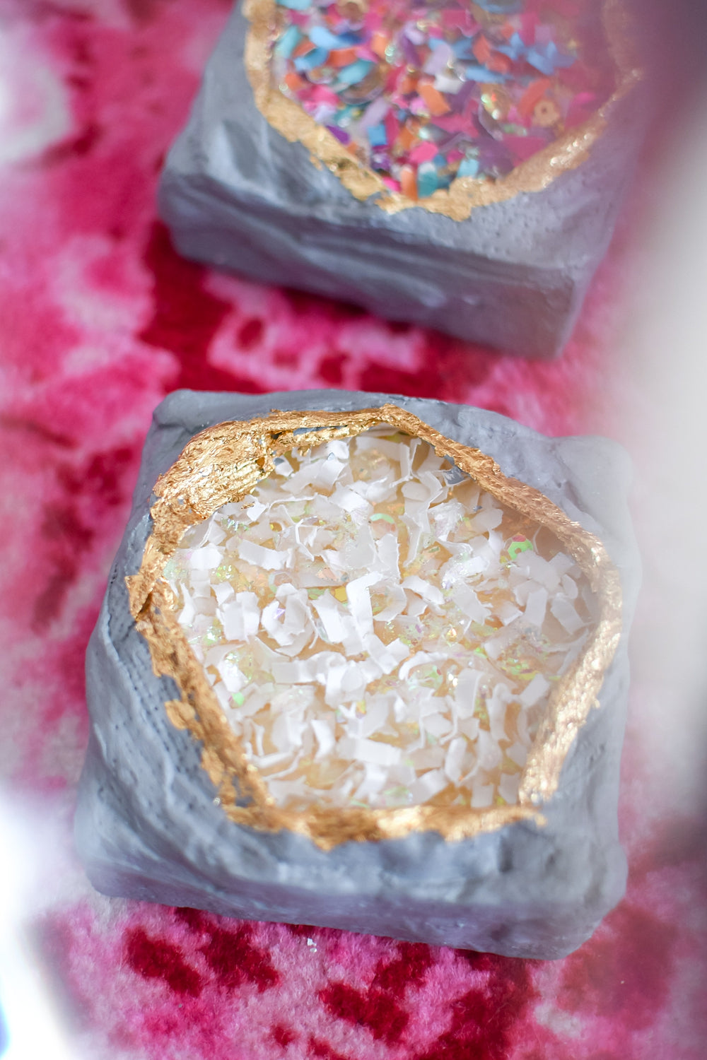 Confetti Geode Art