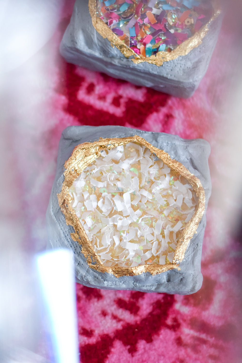 Confetti Geode Art