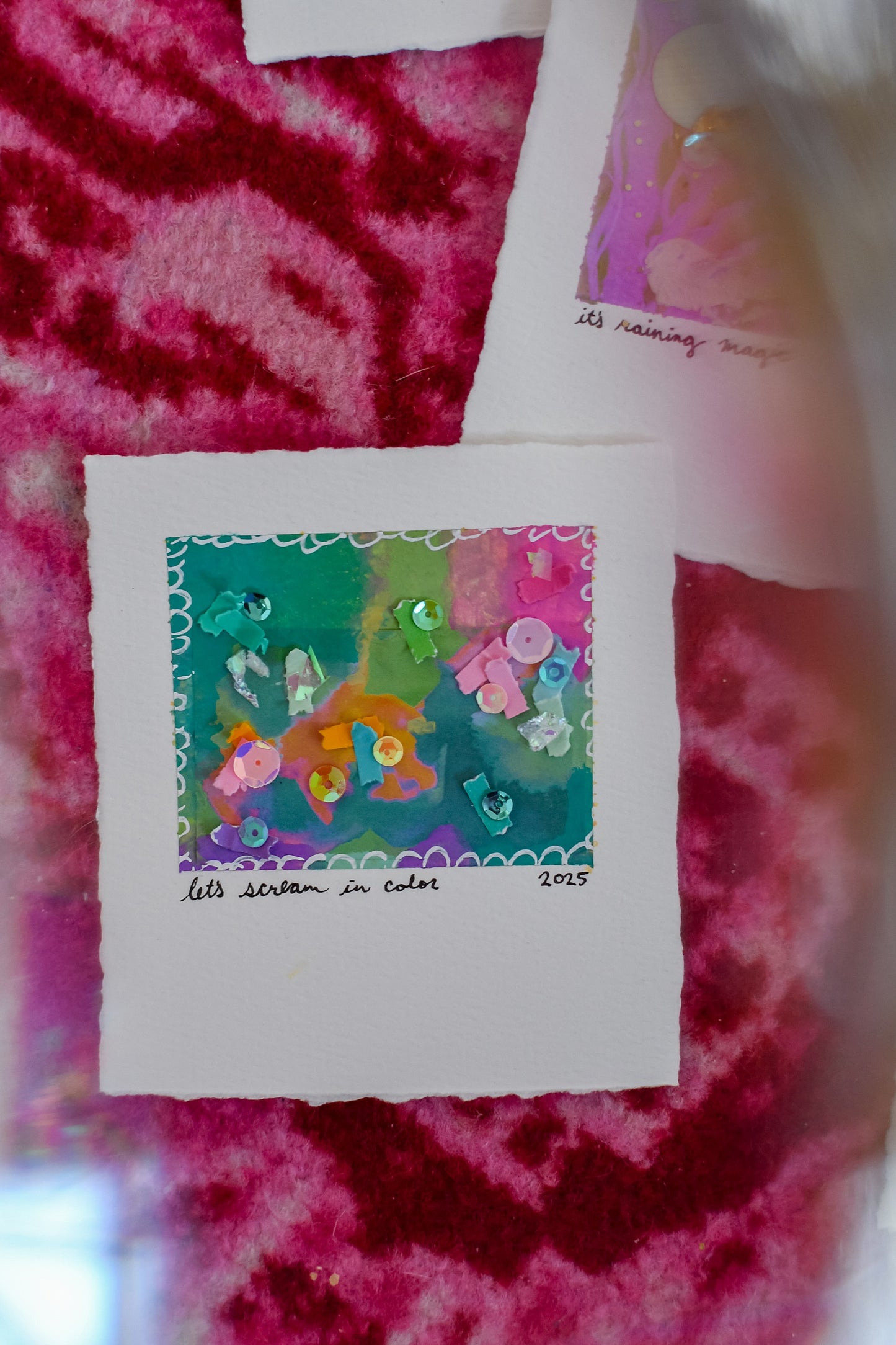 "let's scream in color" Original Art