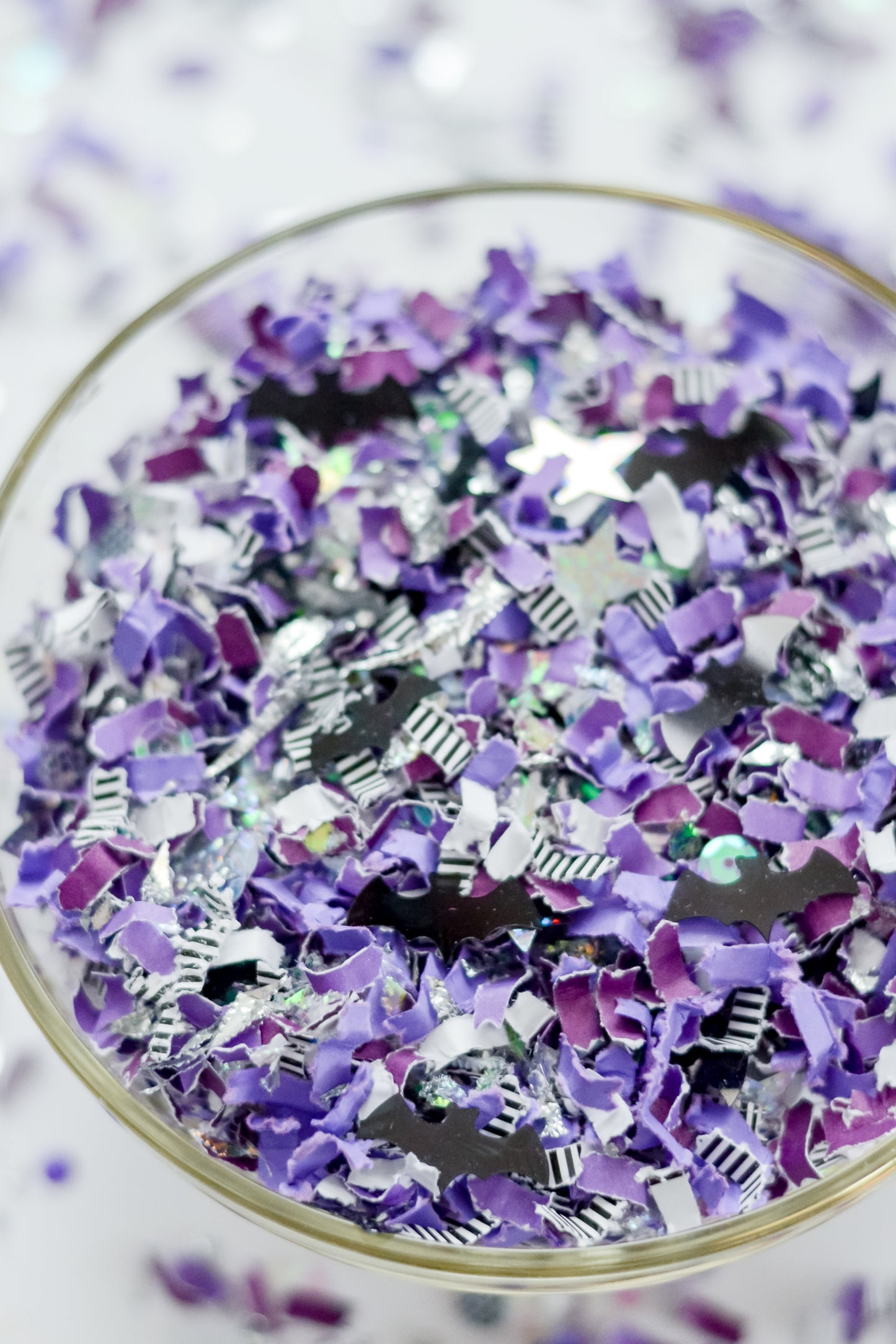 Bats Halloween Confetti Mix