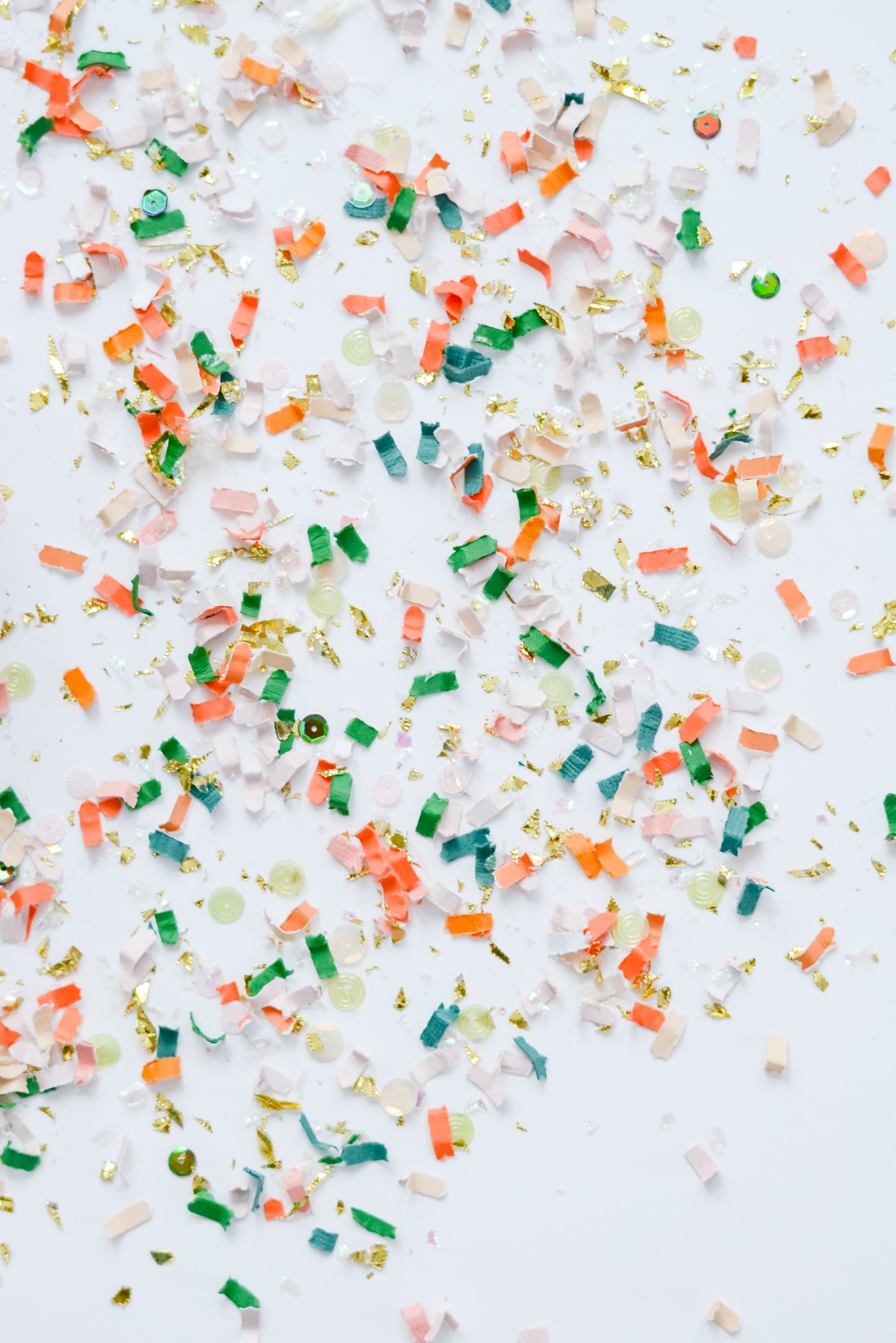 Fall colors confetti