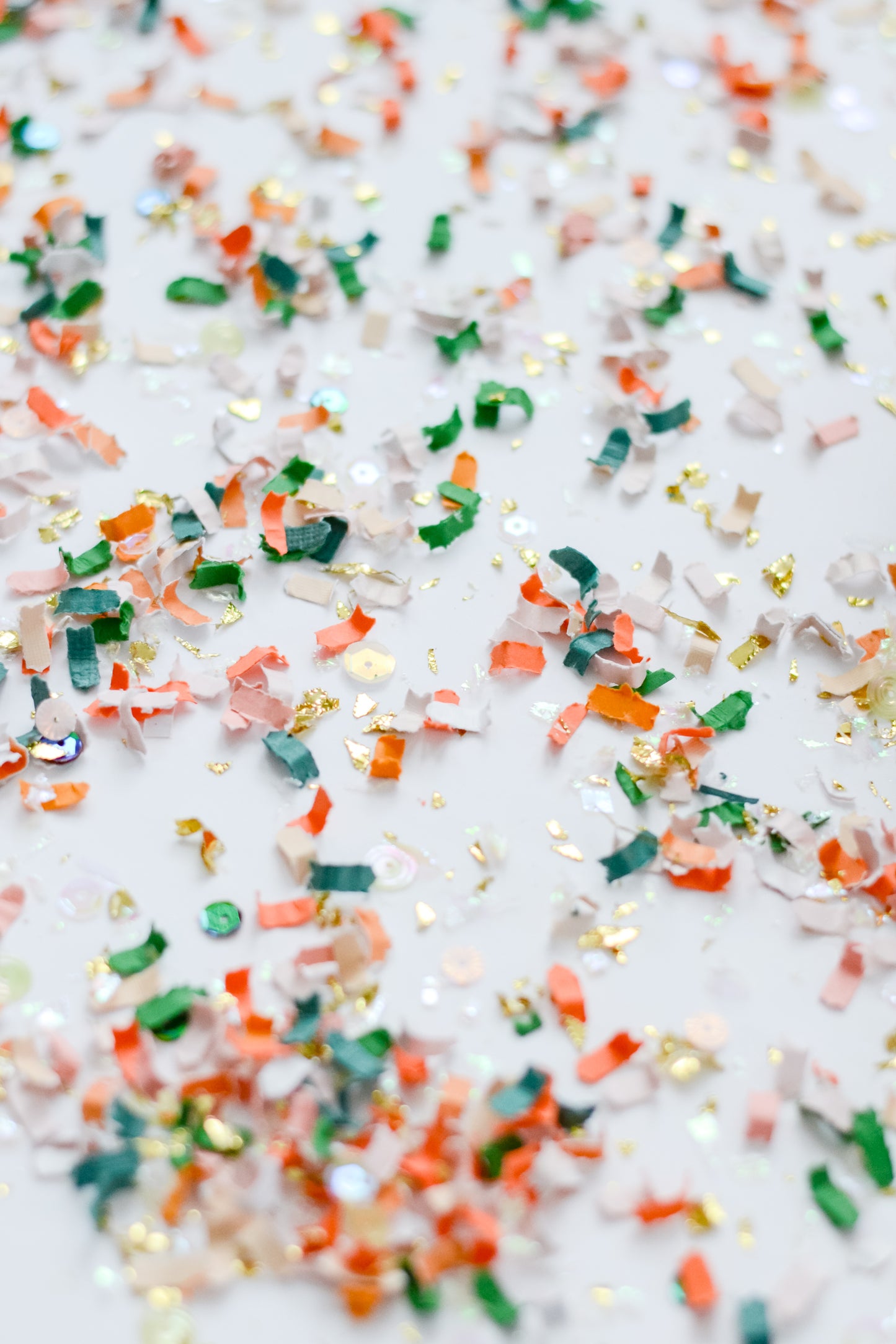 Fall colors confetti