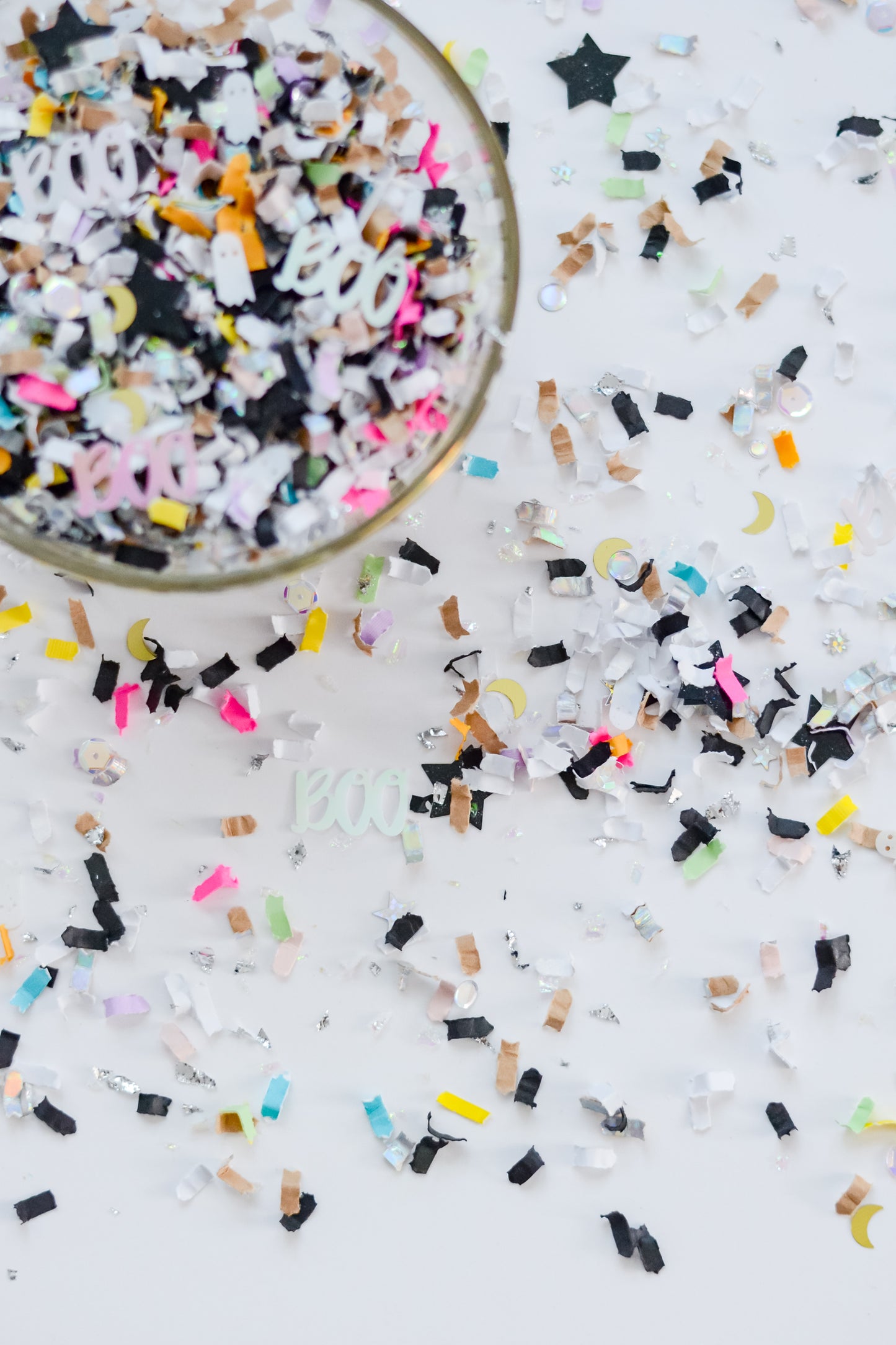 Moonshine and RainBOOs Halloween Confetti Mix