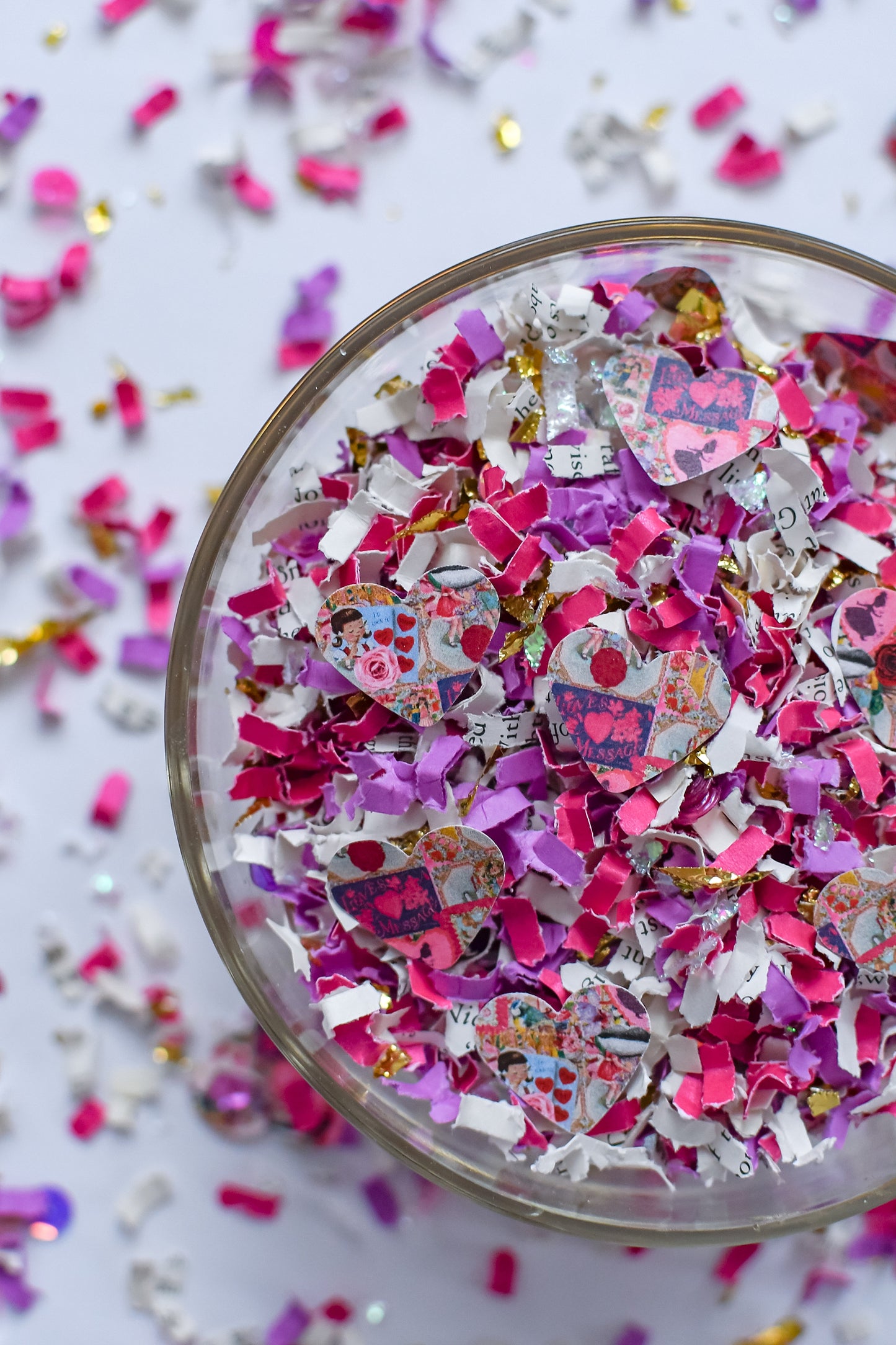 Vintage Valentine Confetti Mix