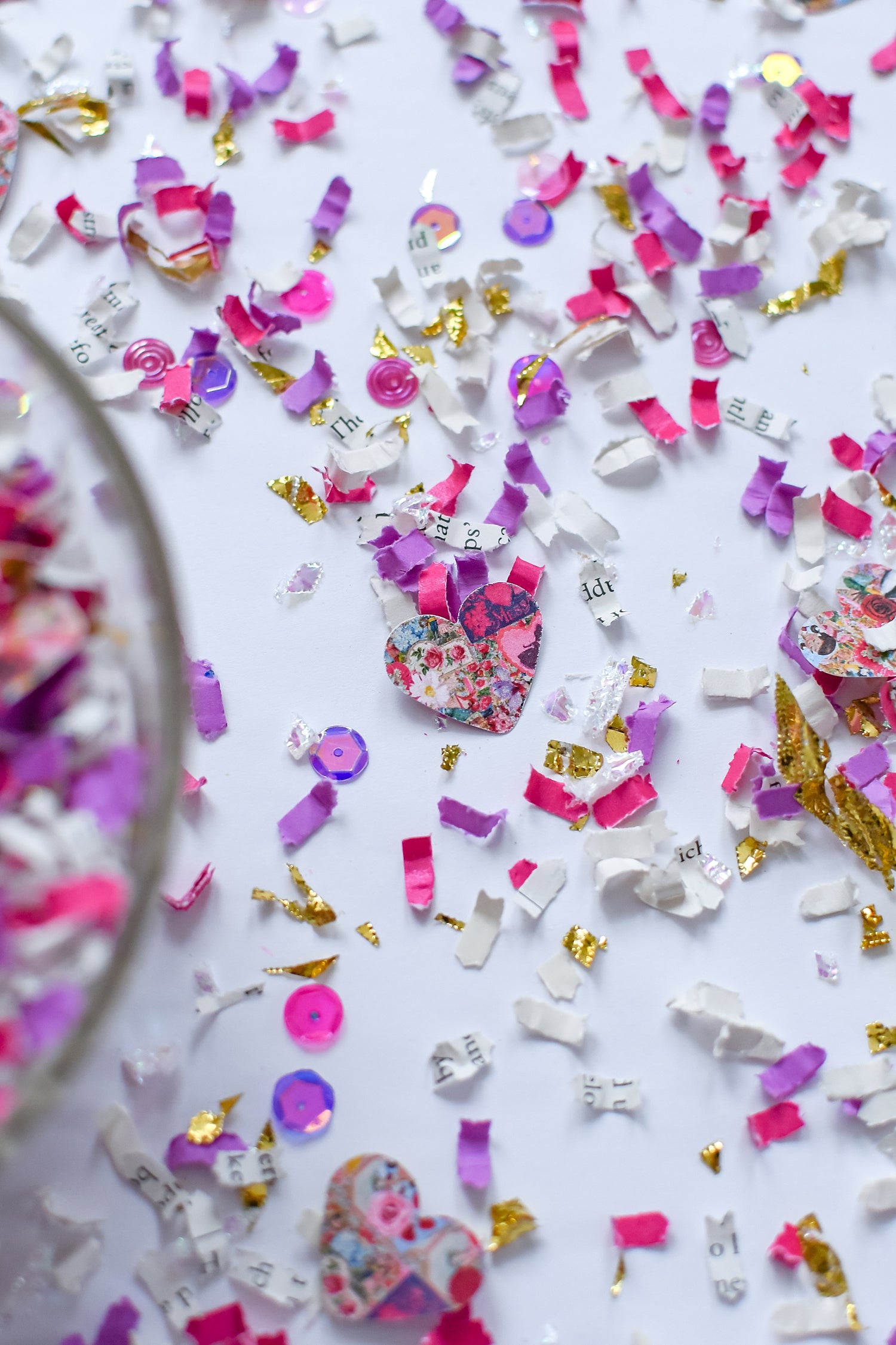 Vintage Valentine Confetti Mix