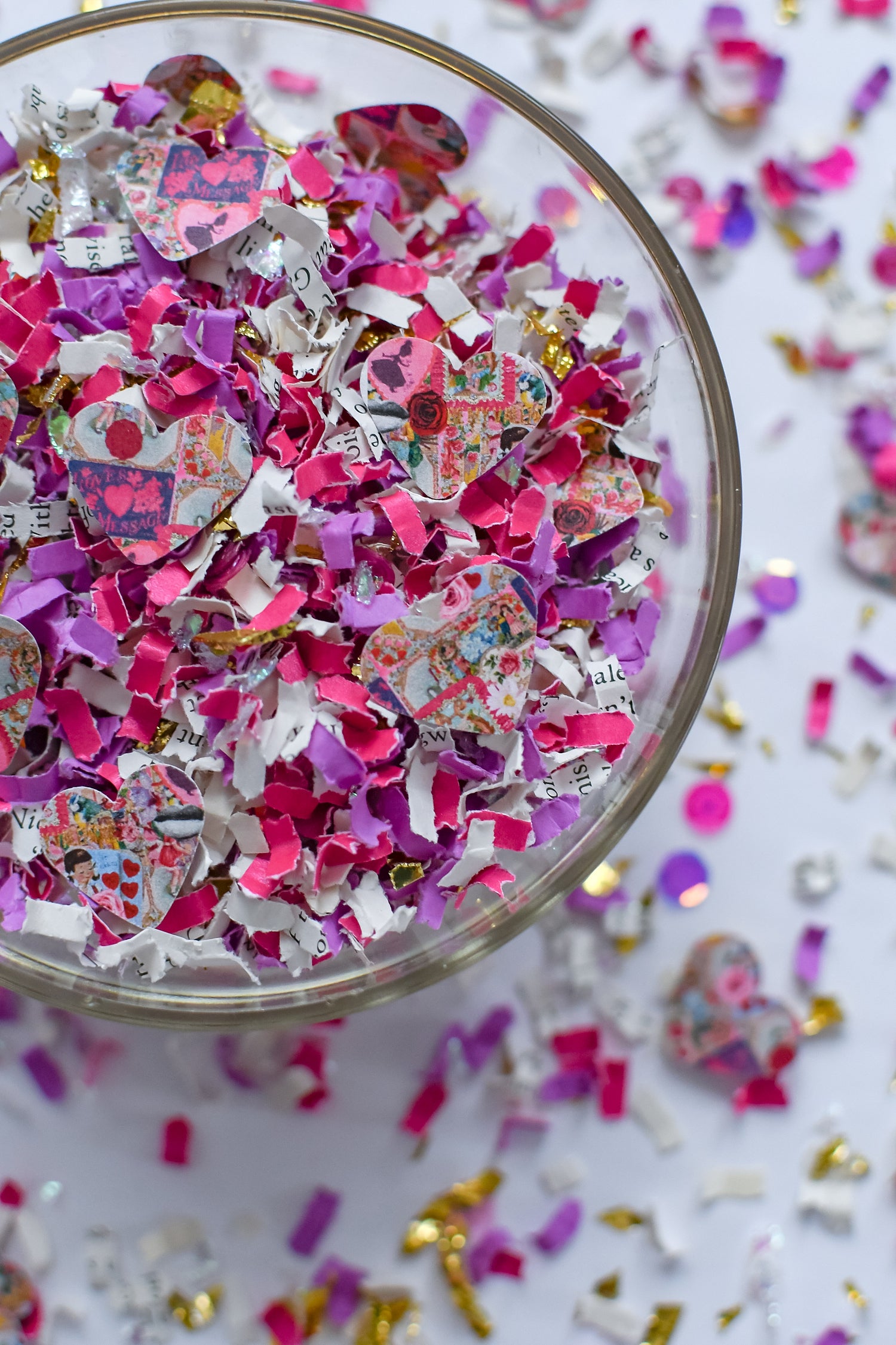 Vintage Valentine Confetti Mix