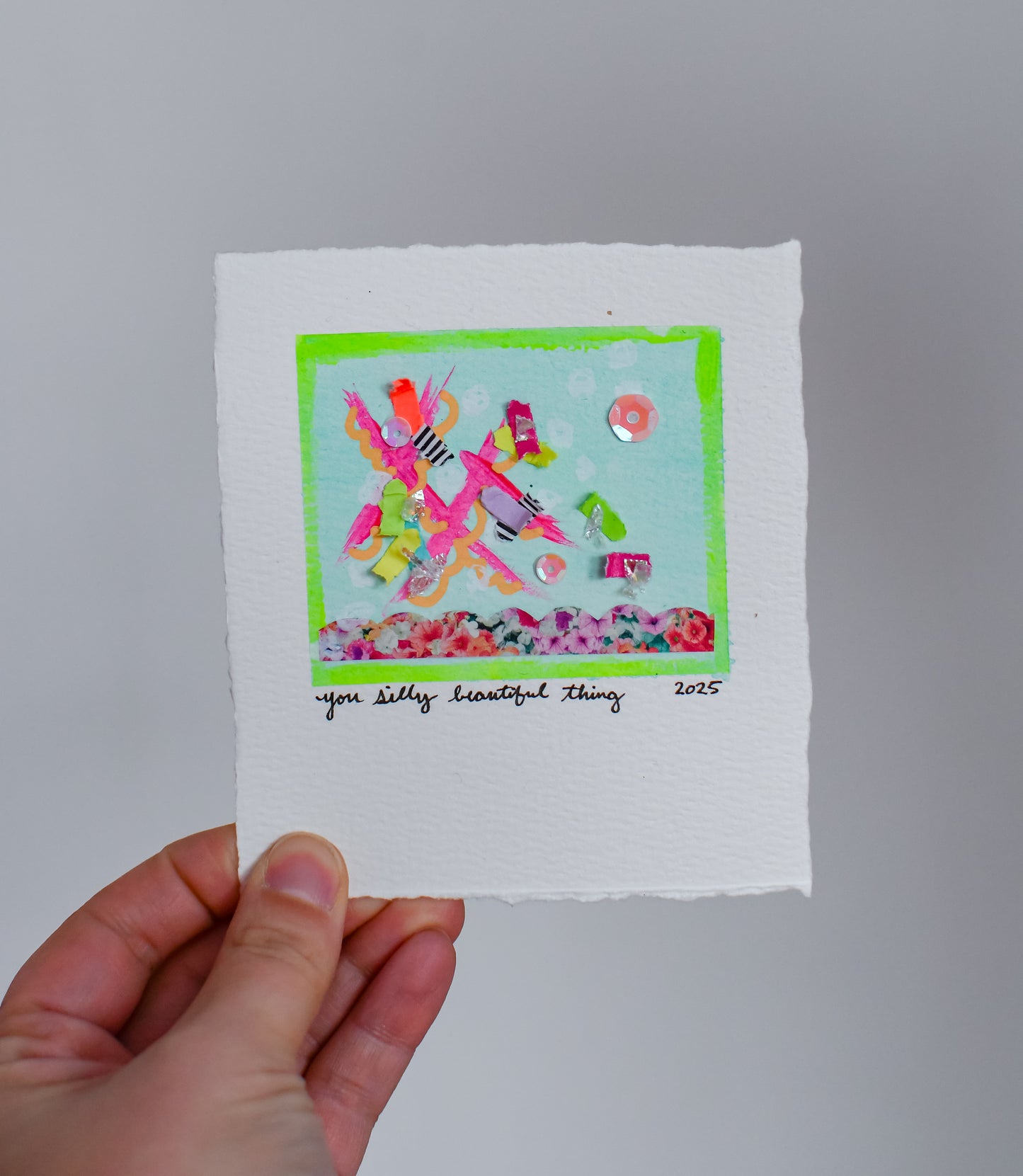 "you silly beautiful thing" Original Art