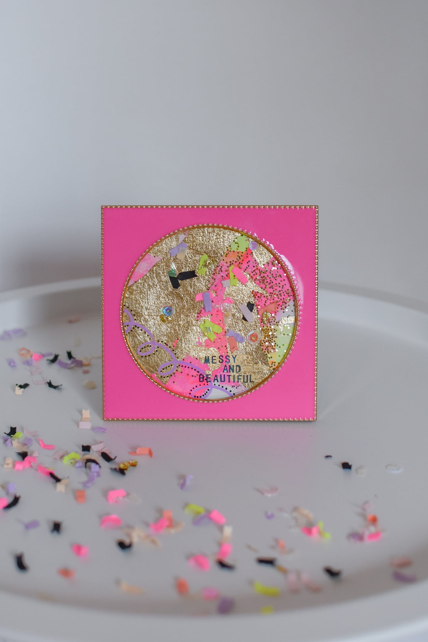 Messy & Beautiful Original Art - Framed 001
