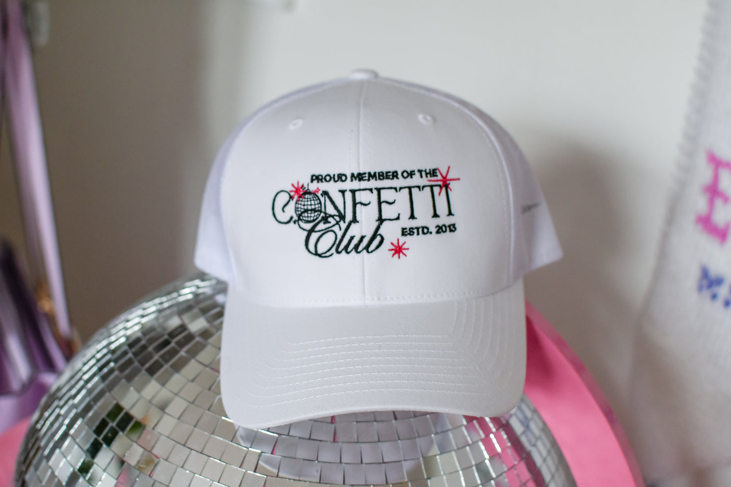 Confetti Club Trucker Hat
