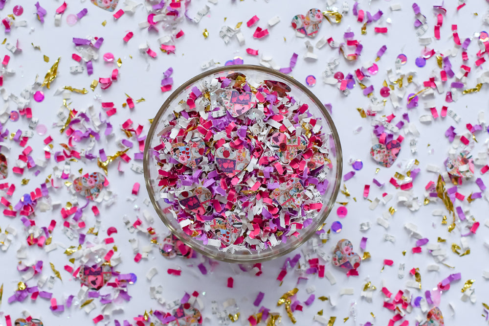 Vintage Valentine Confetti Mix