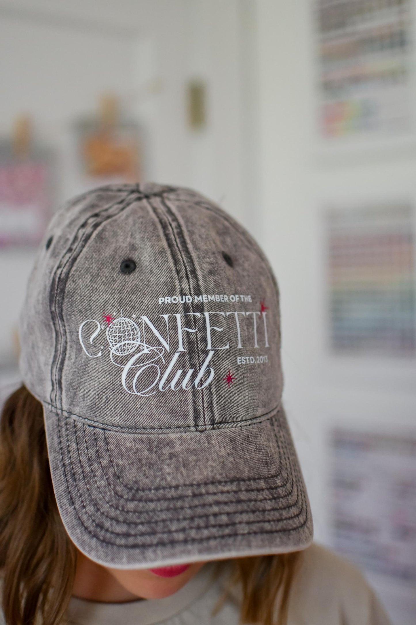 Confetti Club Vintage Hat