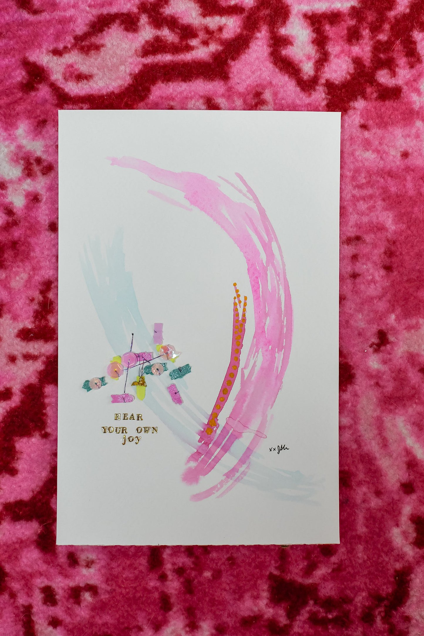 hear your own joy original art piece