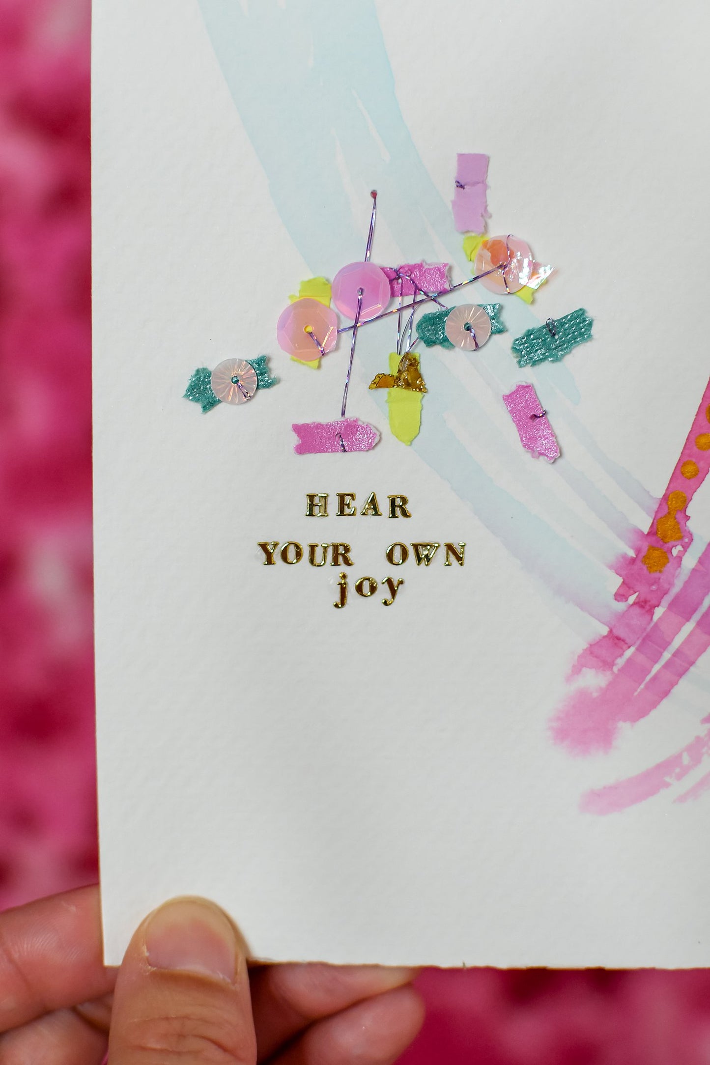 hear your own joy original art piece