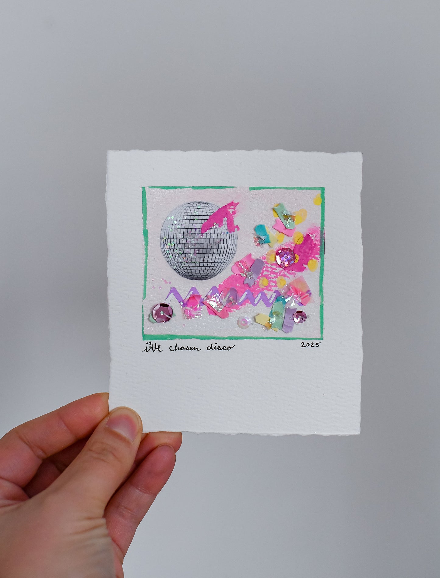 "i've chosen disco" Original Art