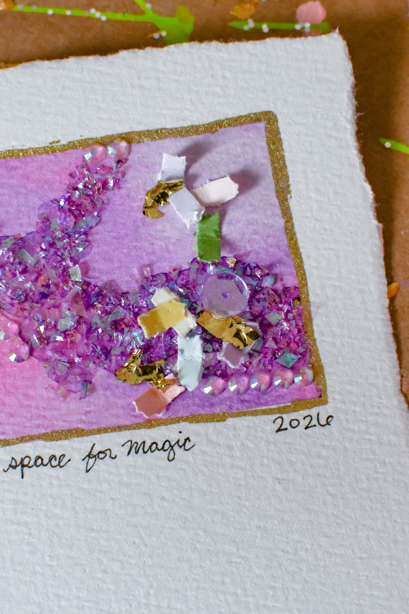 "make space for magic" Original Art