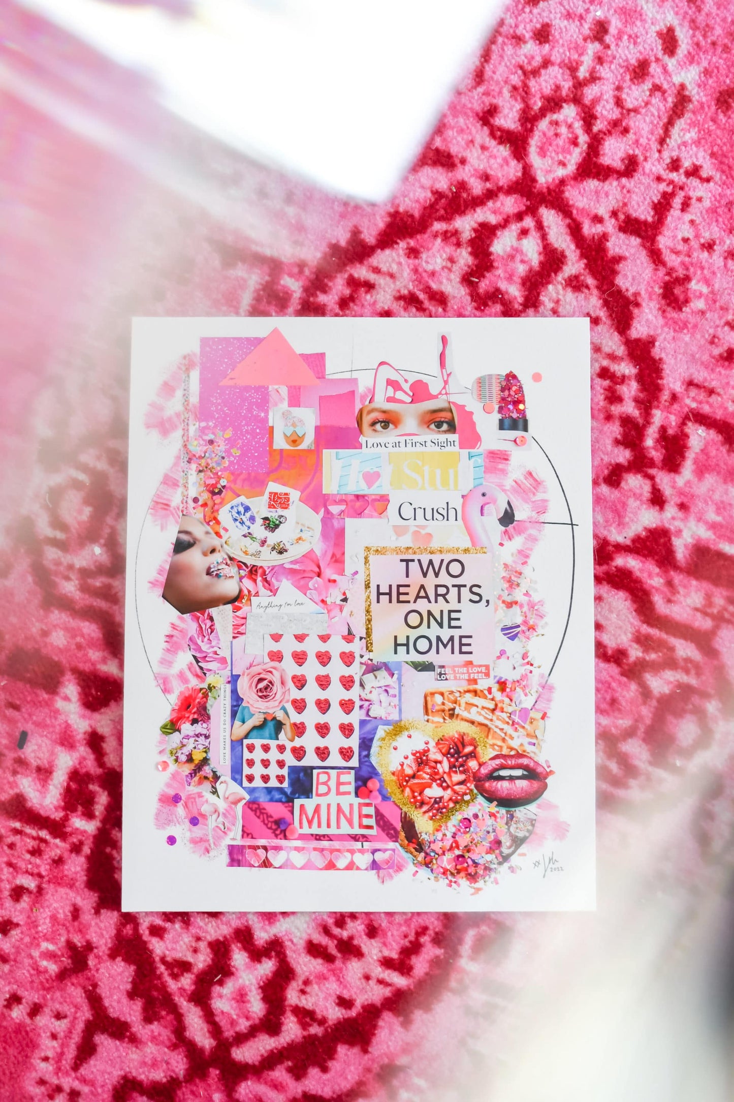 collage art print by Jessica Serra Huizenga