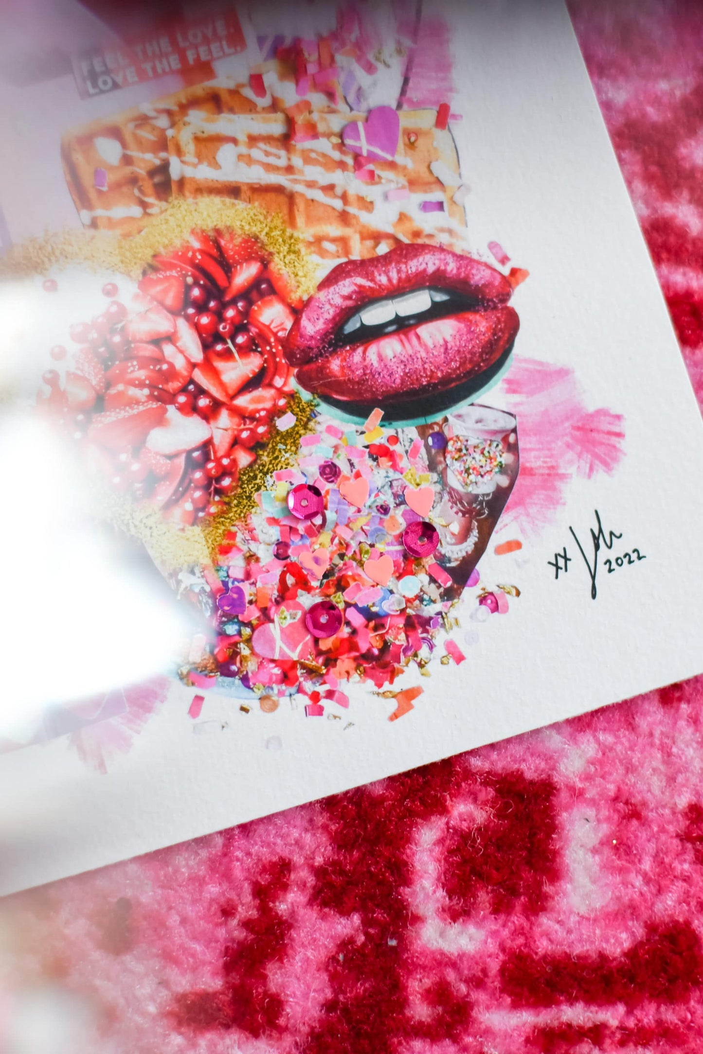 collage art print by Jessica Serra Huizenga