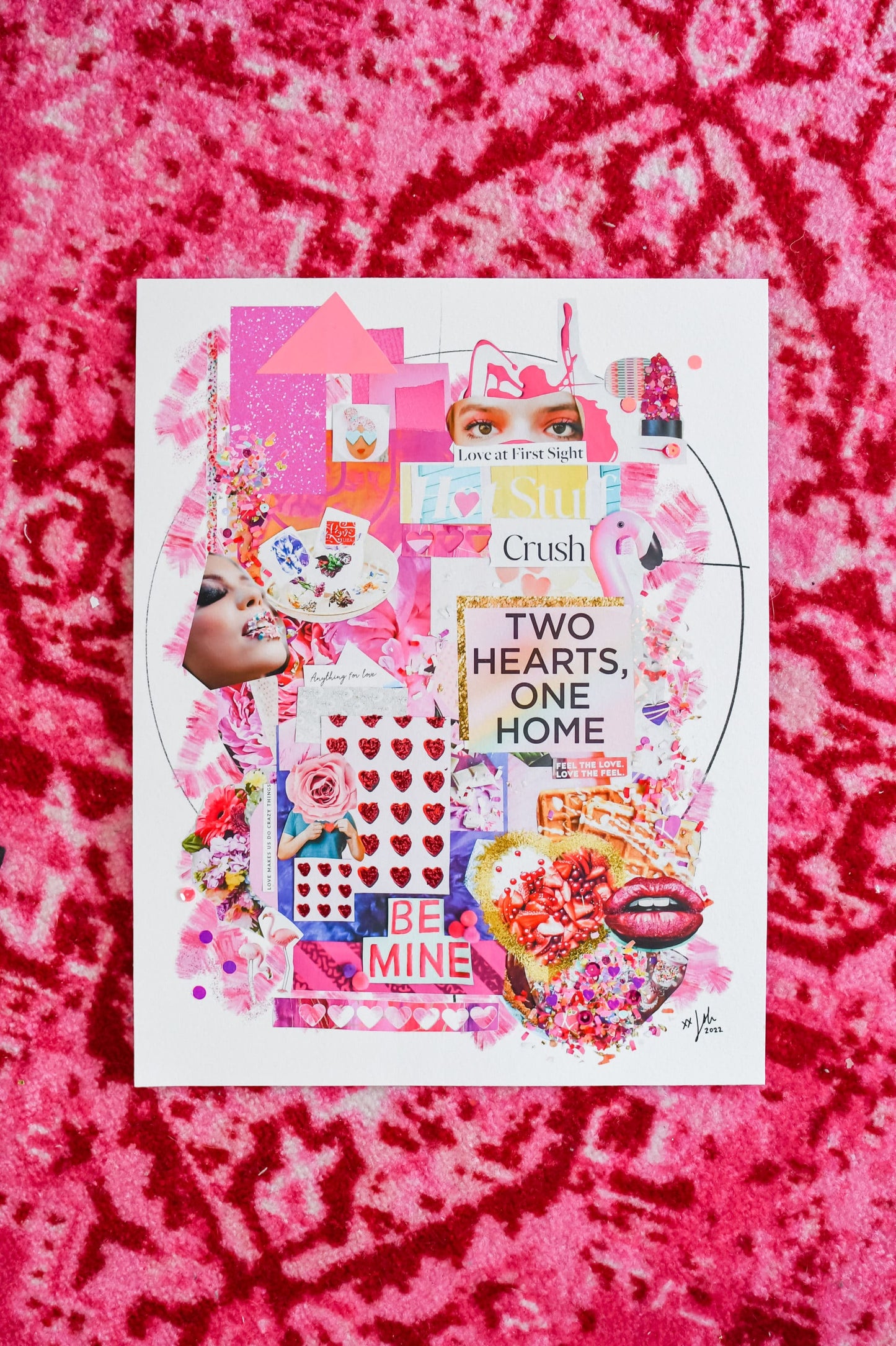 collage art print by Jessica Serra Huizenga