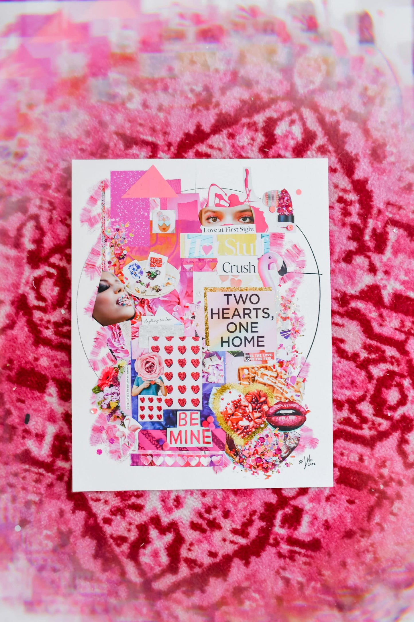 collage art print by Jessica Serra Huizenga
