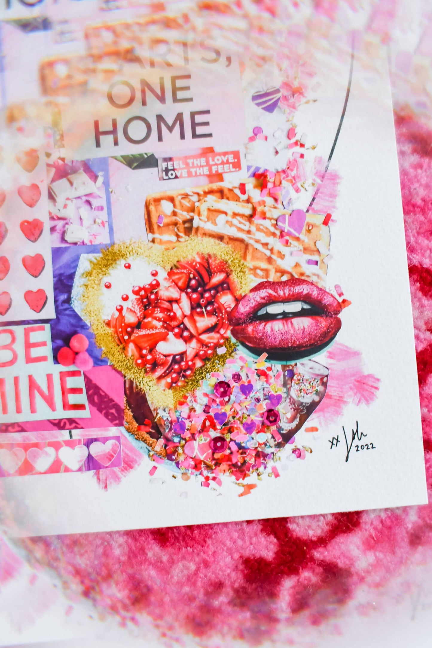collage art print by Jessica Serra Huizenga