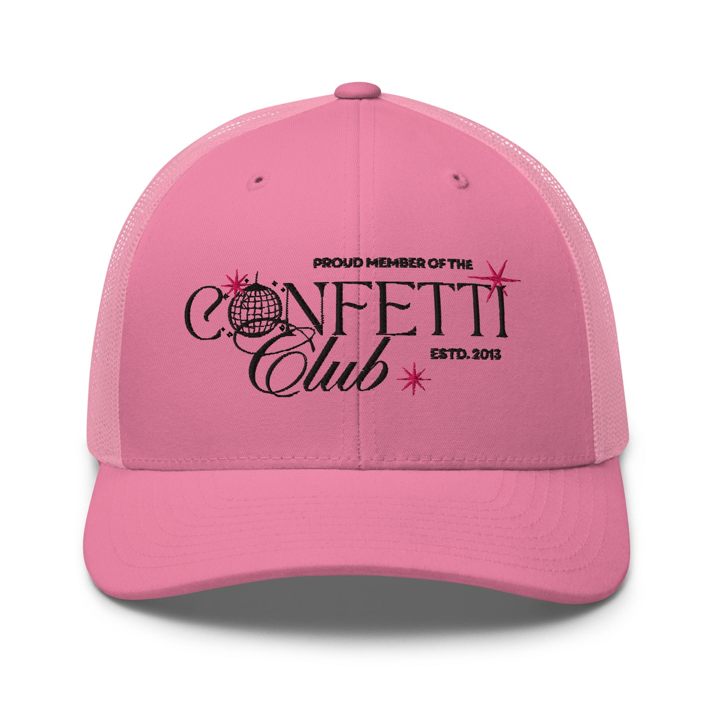 Confetti Club Trucker Hat