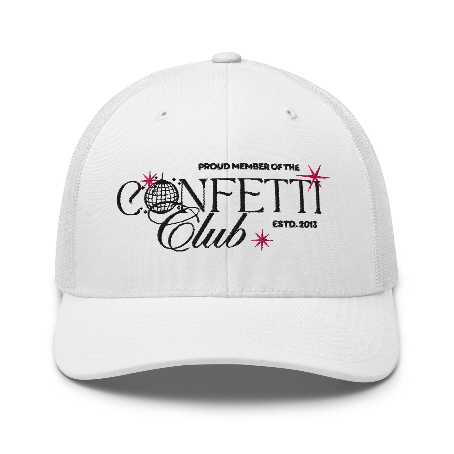 Confetti Club Trucker Hat
