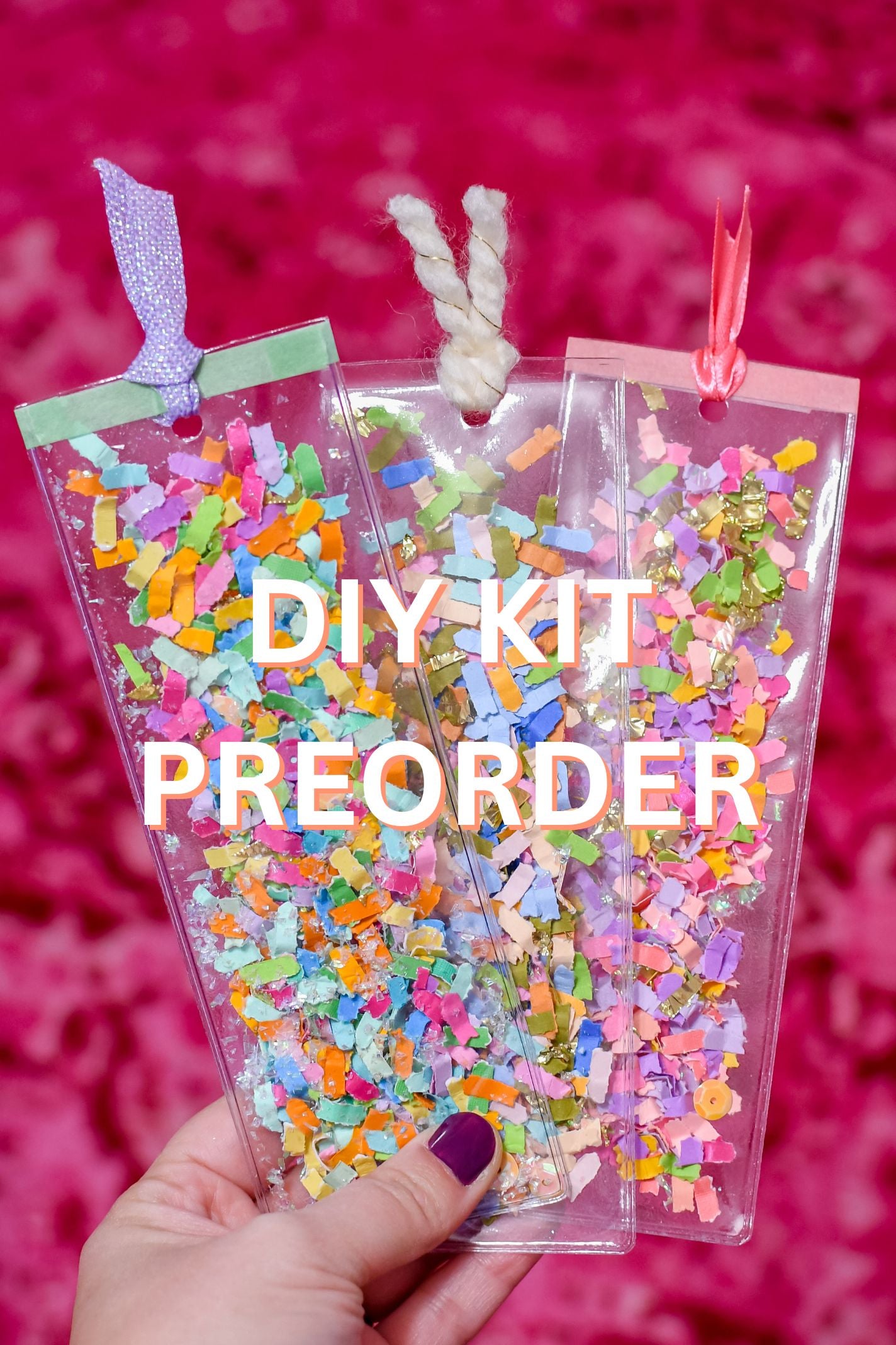 {Preorder} DIY Confetti Bookmark Kit