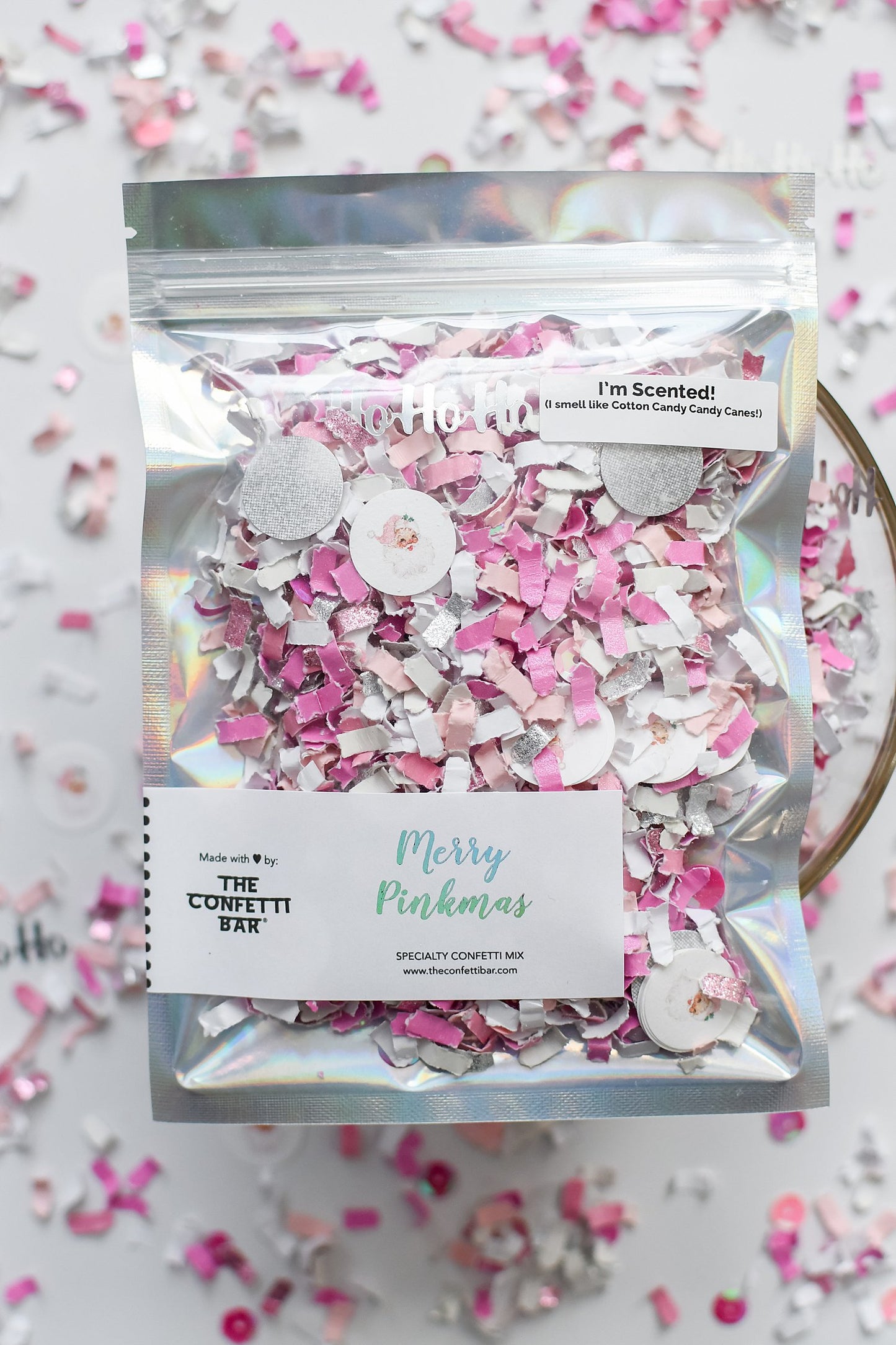 Merry Pinkmas confetti mix