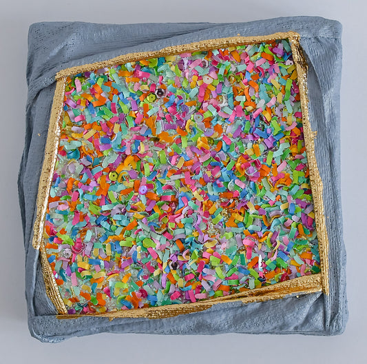 Confetti Geode 026 (Original Art, 10.5"x10.5")