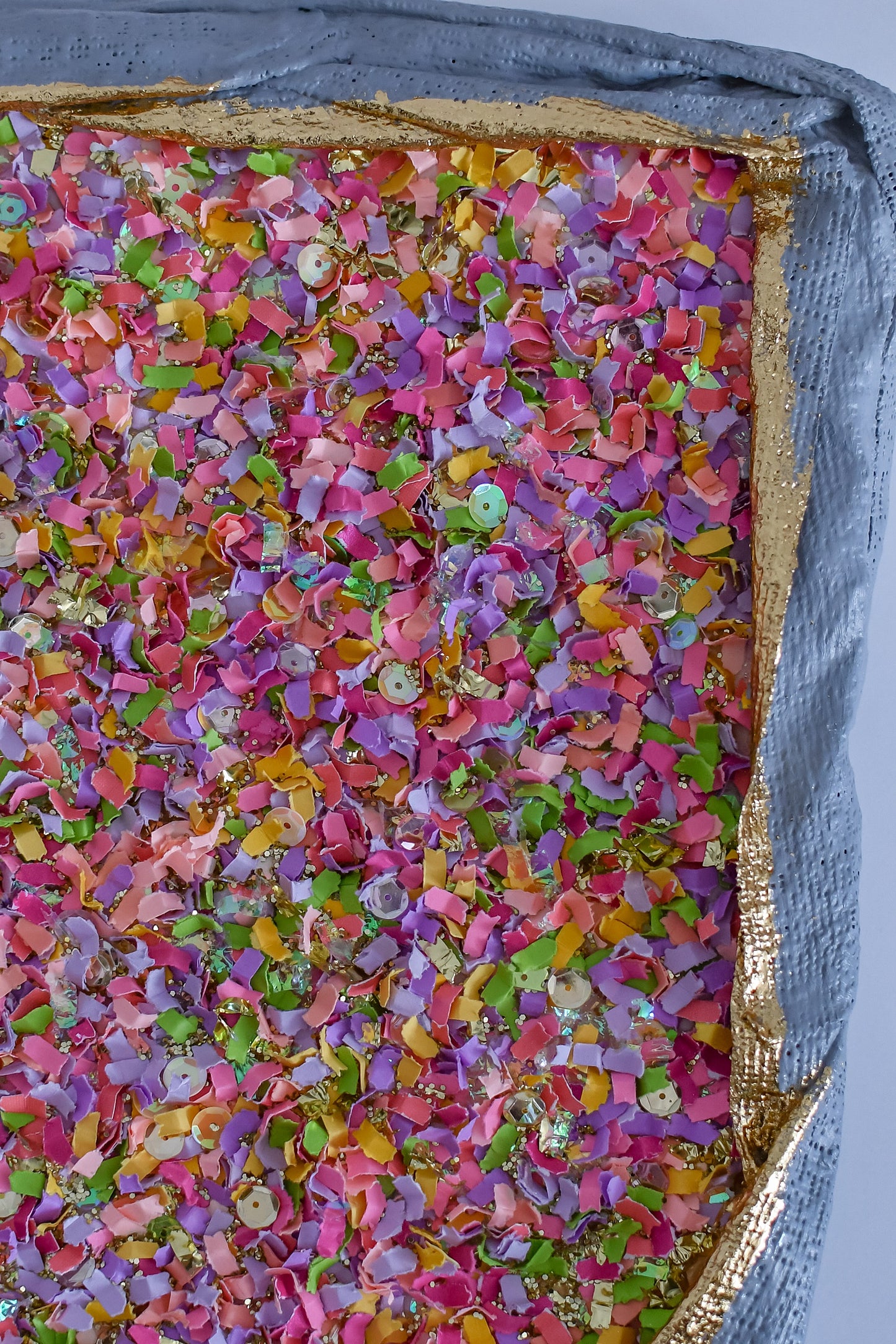 Confetti Geode 027 (Original Art, 12.5"x12.5")
