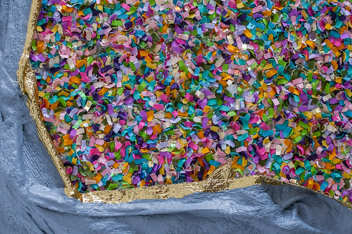 Confetti Geode 028 (Original Art, 21"x21")