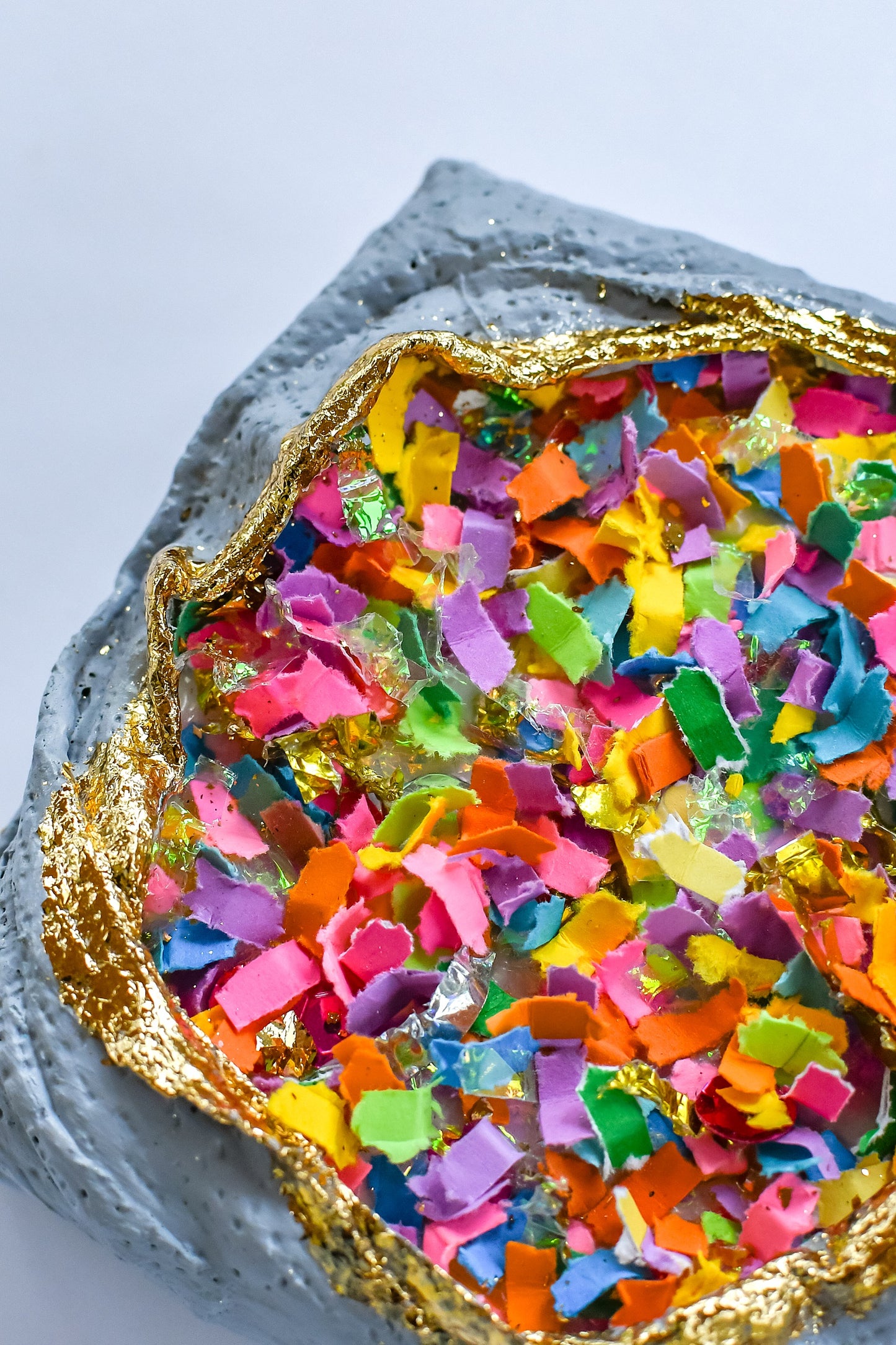 Confetti Geode 036 (Original Art, 4.5"x4.5")
