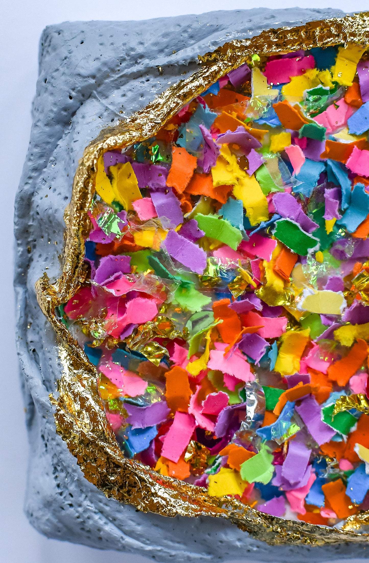 Confetti Geode 036 (Original Art, 4.5"x4.5")