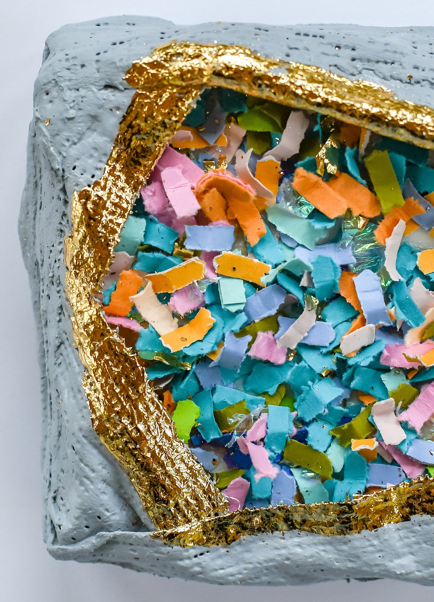 Confetti Geode 040 (Original Art, 4.5"x4.5")