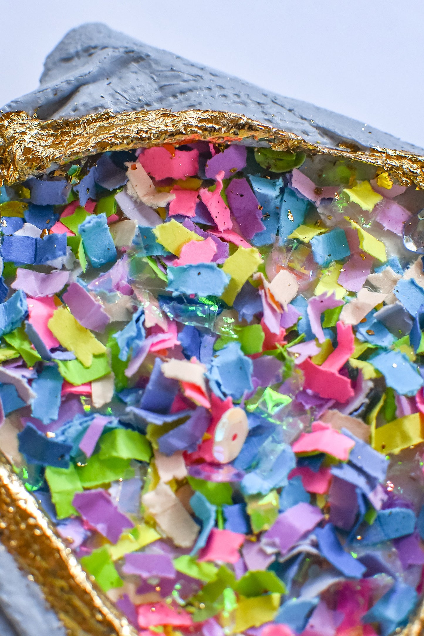Confetti Geode 042 (Original Art, 4.5"x4.5")