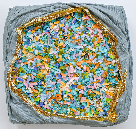 Confetti Geode 049 (Original Art, 8.5"x8.5")
