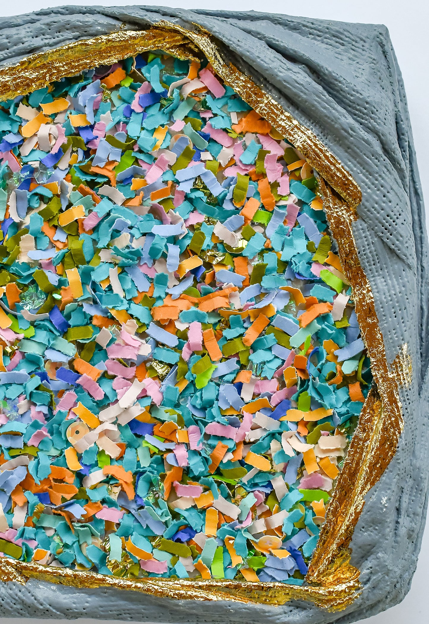 Confetti Geode 049 (Original Art, 8.5"x8.5")