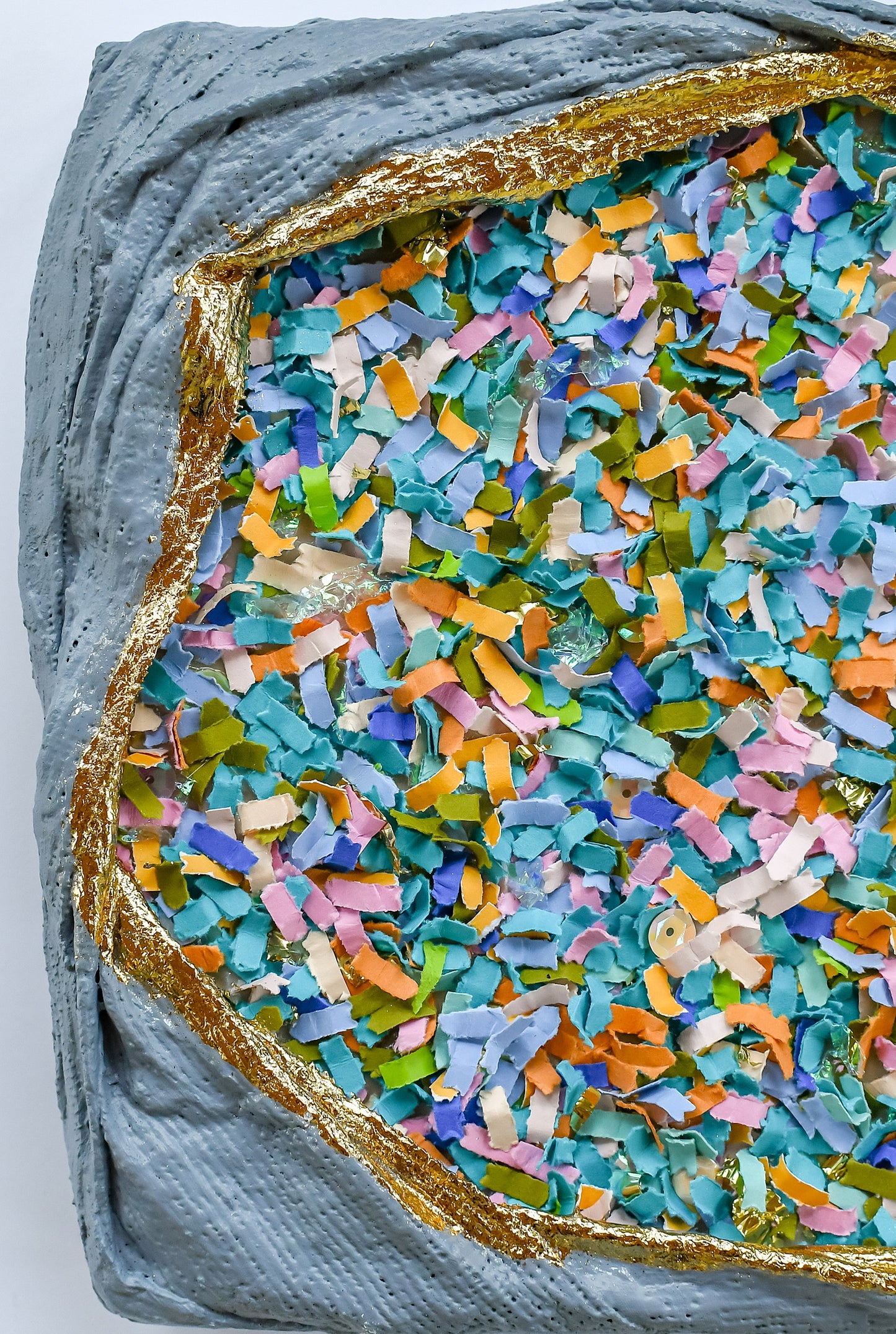 Confetti Geode 049 (Original Art, 8.5"x8.5")
