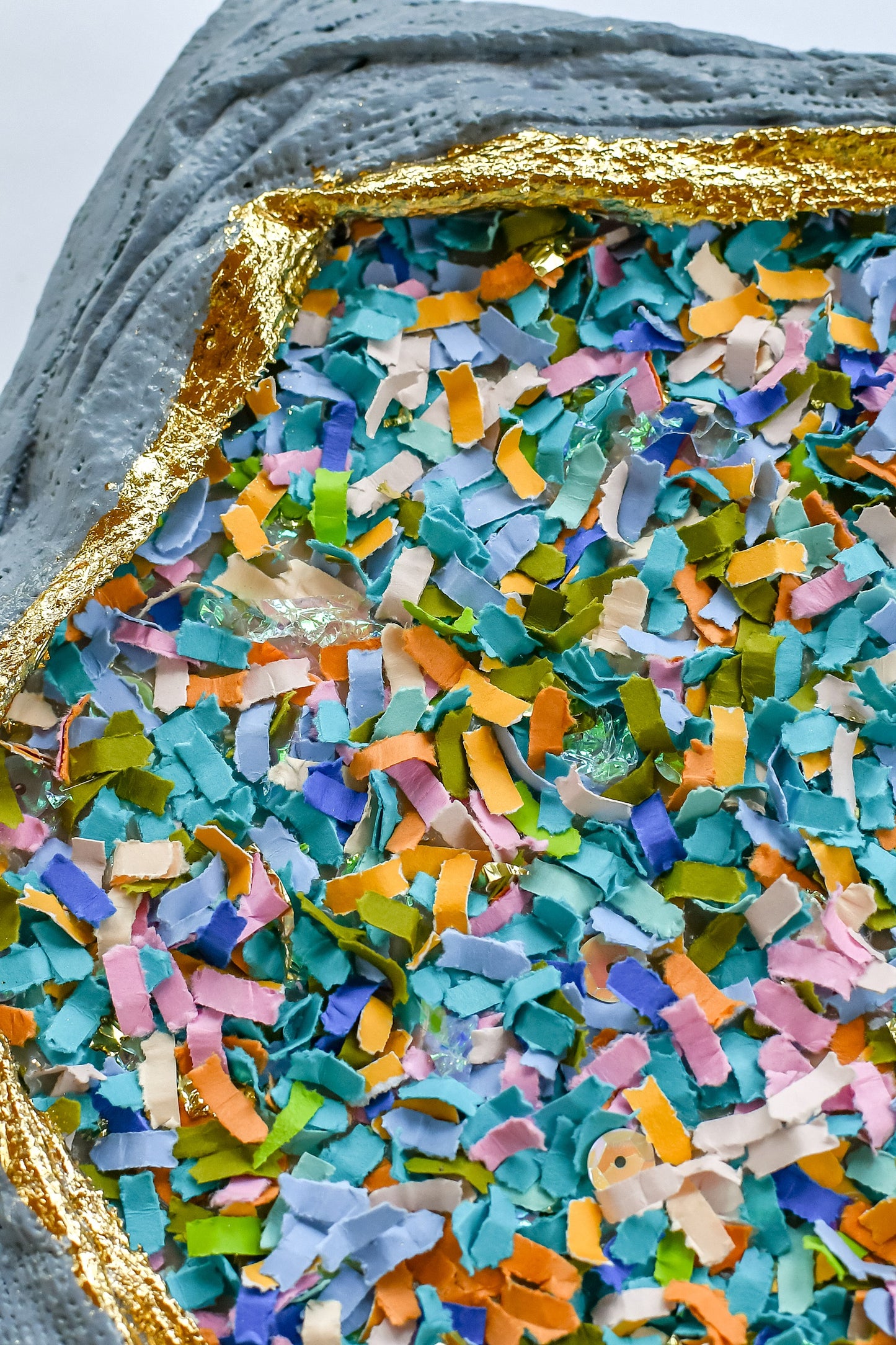 Confetti Geode 049 (Original Art, 8.5"x8.5")