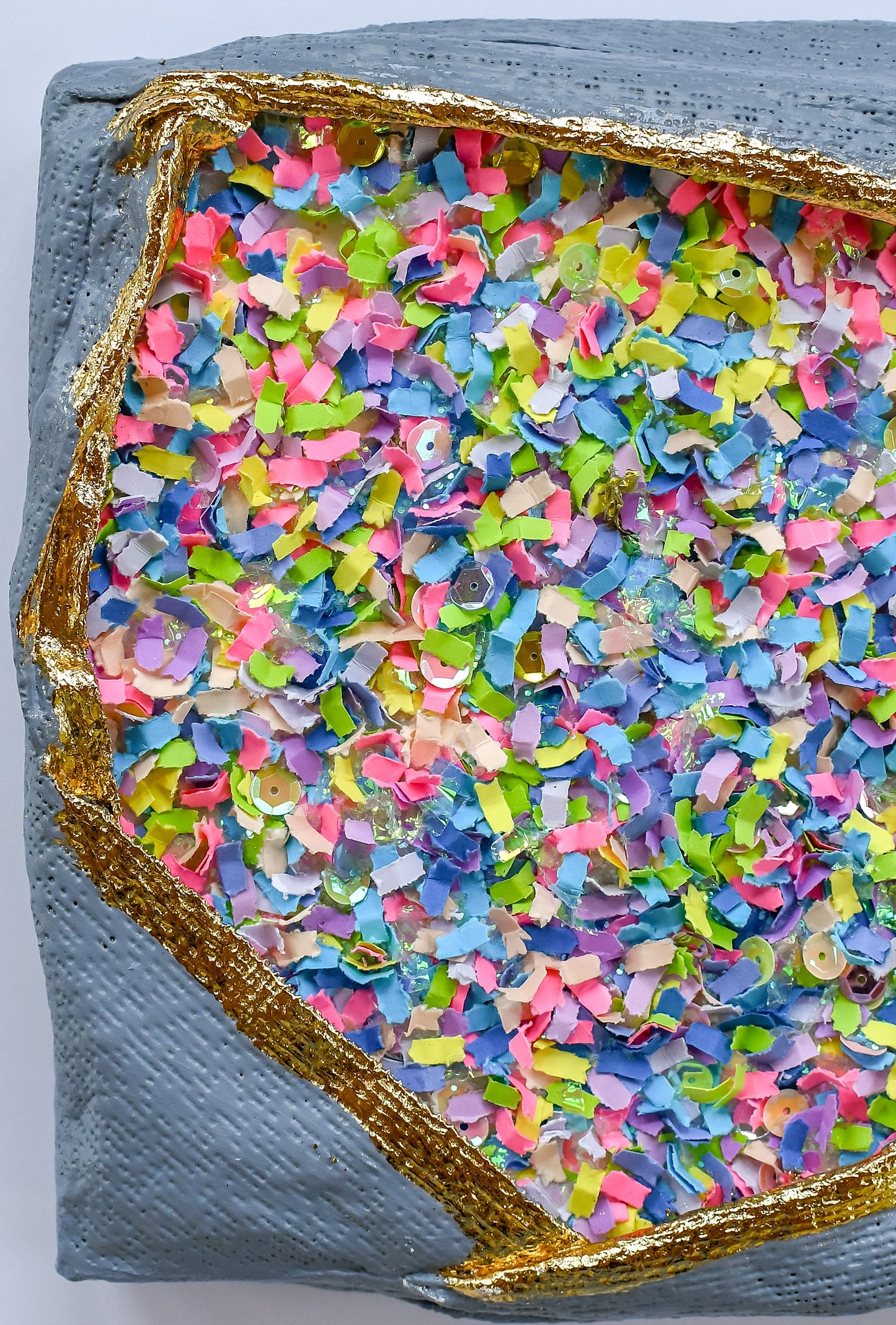 Confetti Geode 050 (Original Art, 8.5"x8.5")