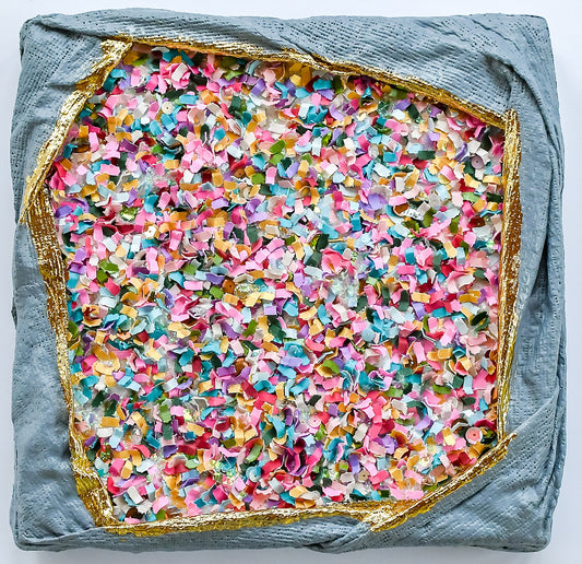 Confetti Geode 051 (Original Art, 10.5"x10.5")