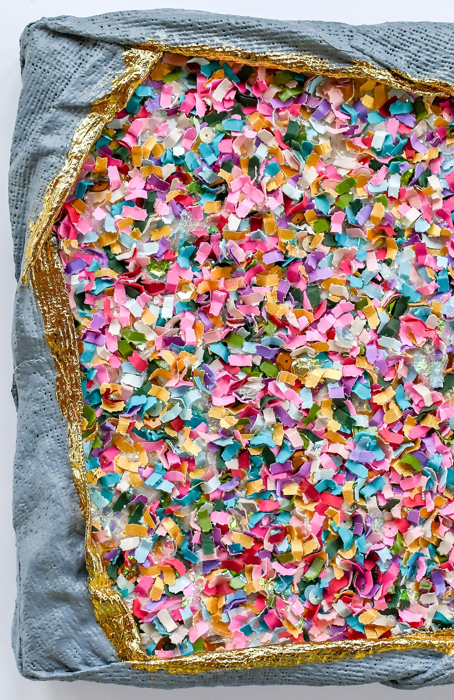Confetti Geode 051 (Original Art, 10.5"x10.5")