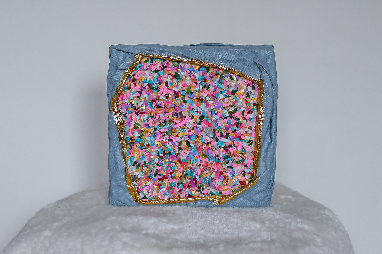 Confetti Geode 051 (Original Art, 10.5"x10.5")
