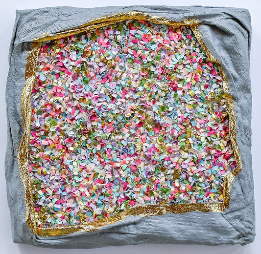 Confetti Geode 052 (Original Art, 12.5"x12.5")