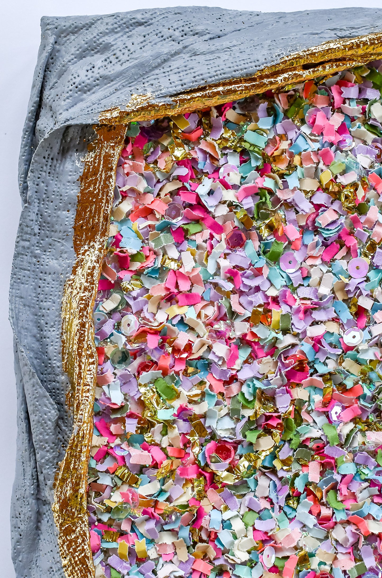Confetti Geode 052 (Original Art, 12.5"x12.5")
