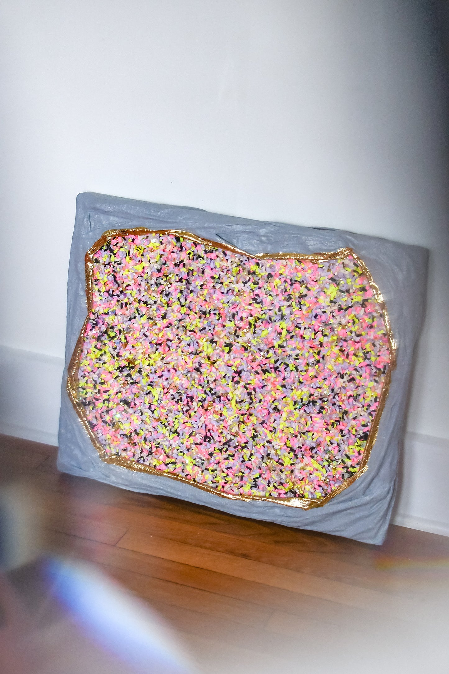 Confetti Geode 054 (Original Art, 25"x20")