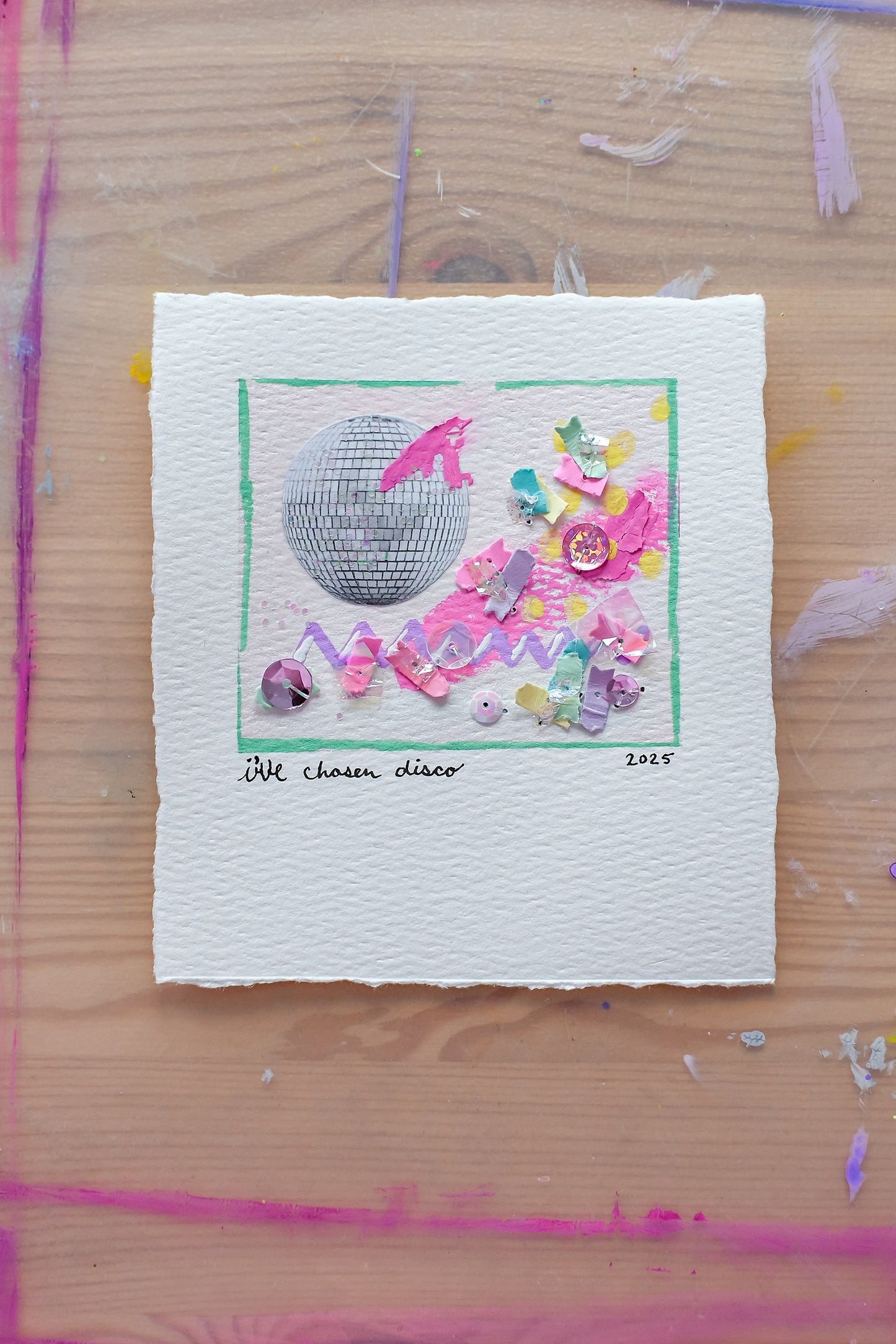 "i've chosen disco" Original Art